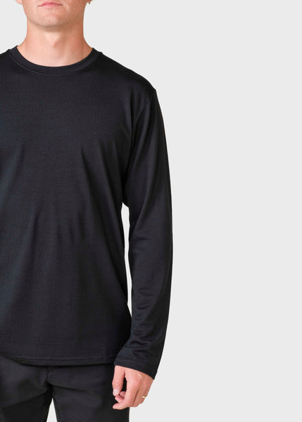 Lars LS tee - Black – klitmollercollective.com