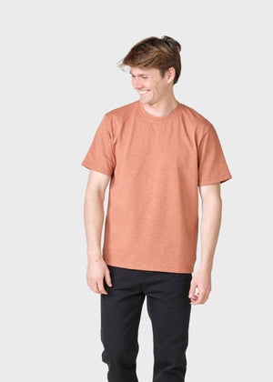 Klitmøller Collective ApS Leon tee T-Shirts Burnt Sienna