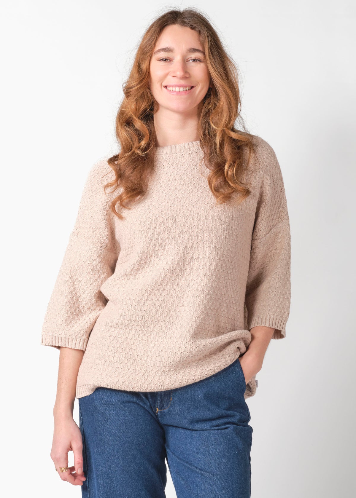 Klitmøller Collective ApS Lis Knit Knitted sweaters Pastel sand