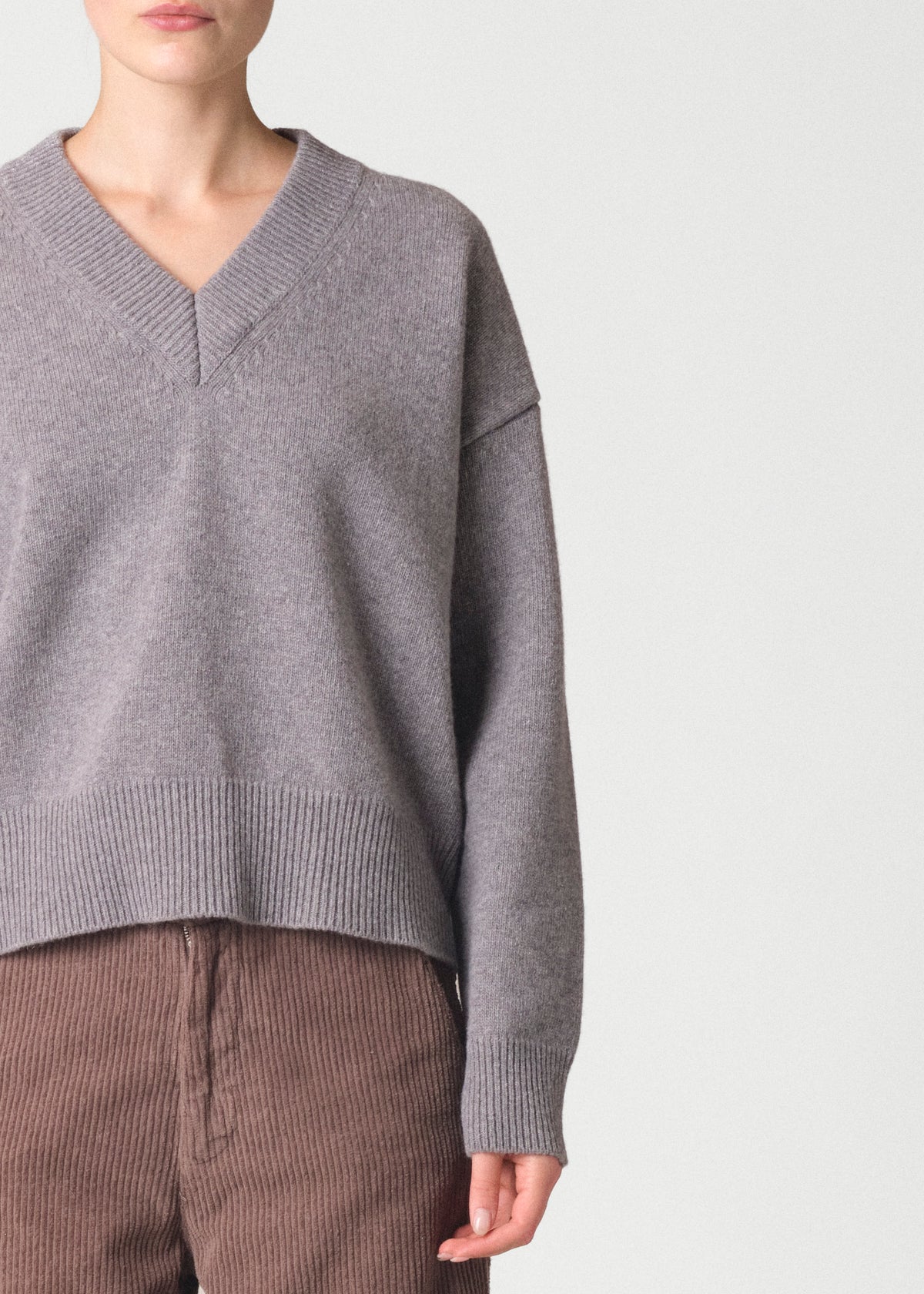 Klitmøller Collective ApS Lucy knit Knitted sweaters Light grey