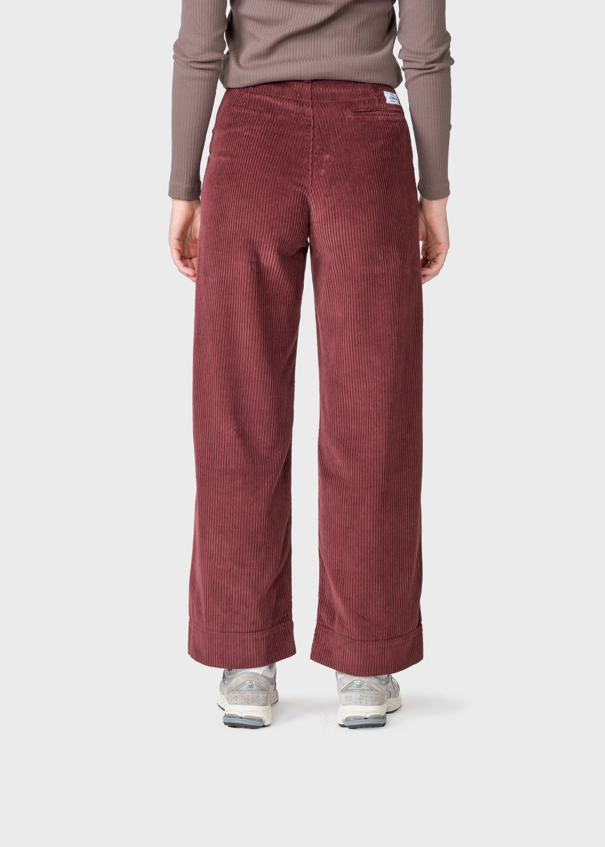 Klitmøller Collective ApS Lydia jumbo corduroy pants Pants Burgundy