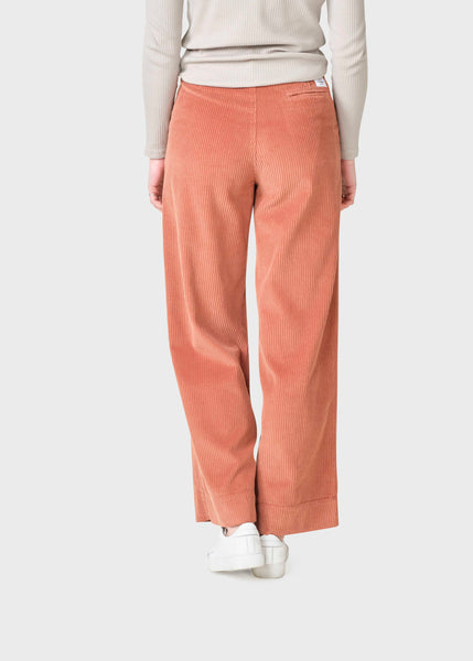 Lydia jumbo corduroy pants - Burnt Sienna – klitmollercollective.com