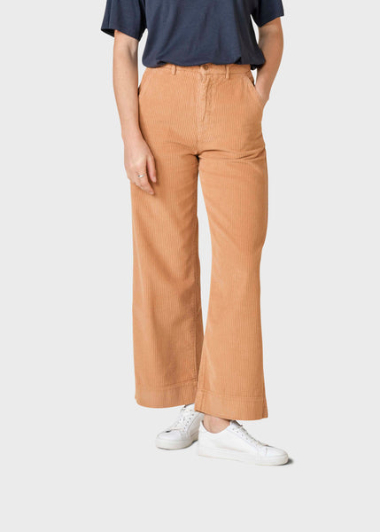 Lydia jumbo corduroy pants - Camel – klitmollercollective.com