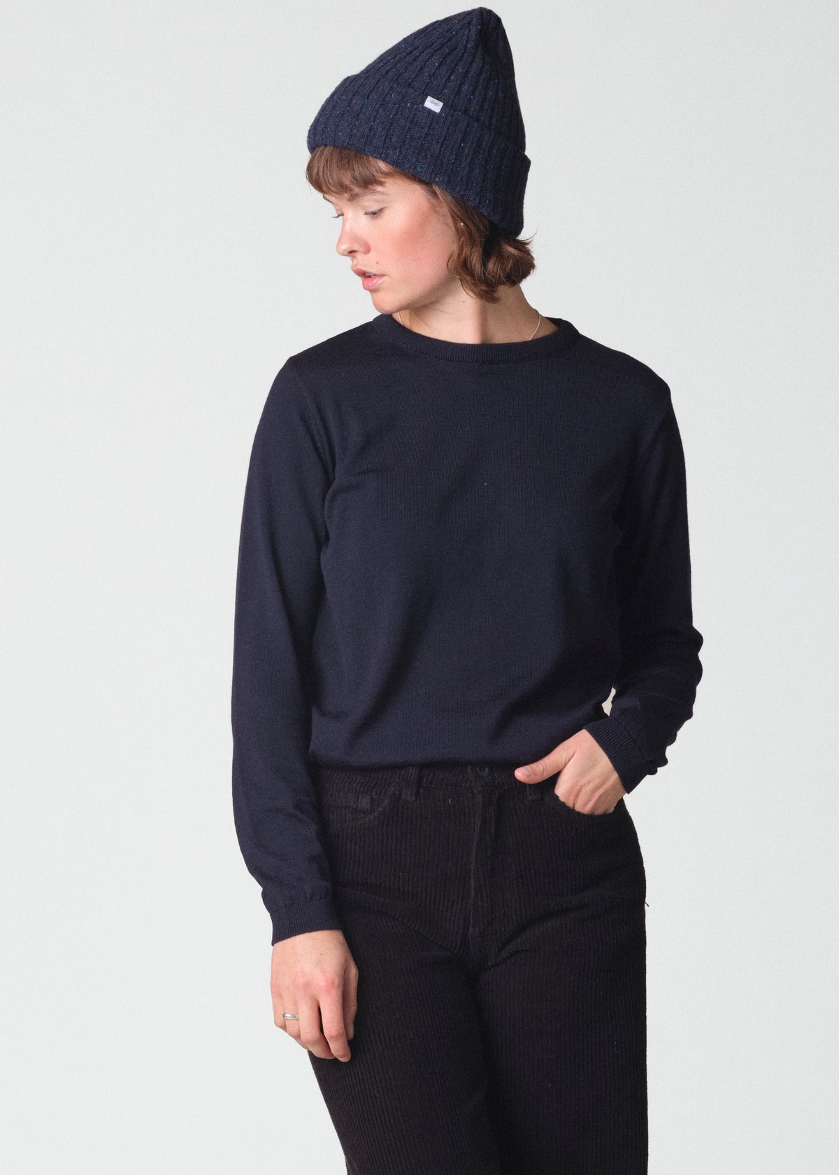Klitmøller Collective ApS MELANGE BEANIE Beanies Navy