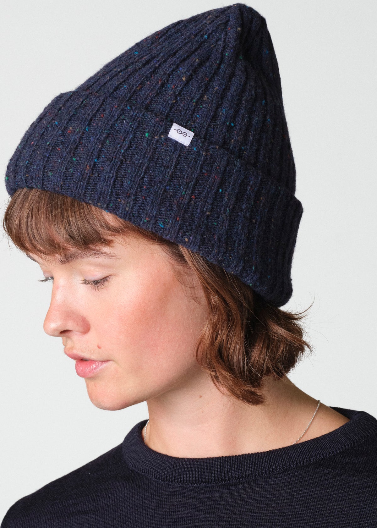 Klitmøller Collective ApS MELANGE BEANIE Beanies Navy