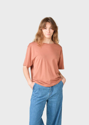 Klitmøller Collective ApS Maren tee T-Shirts Burnt Sienna