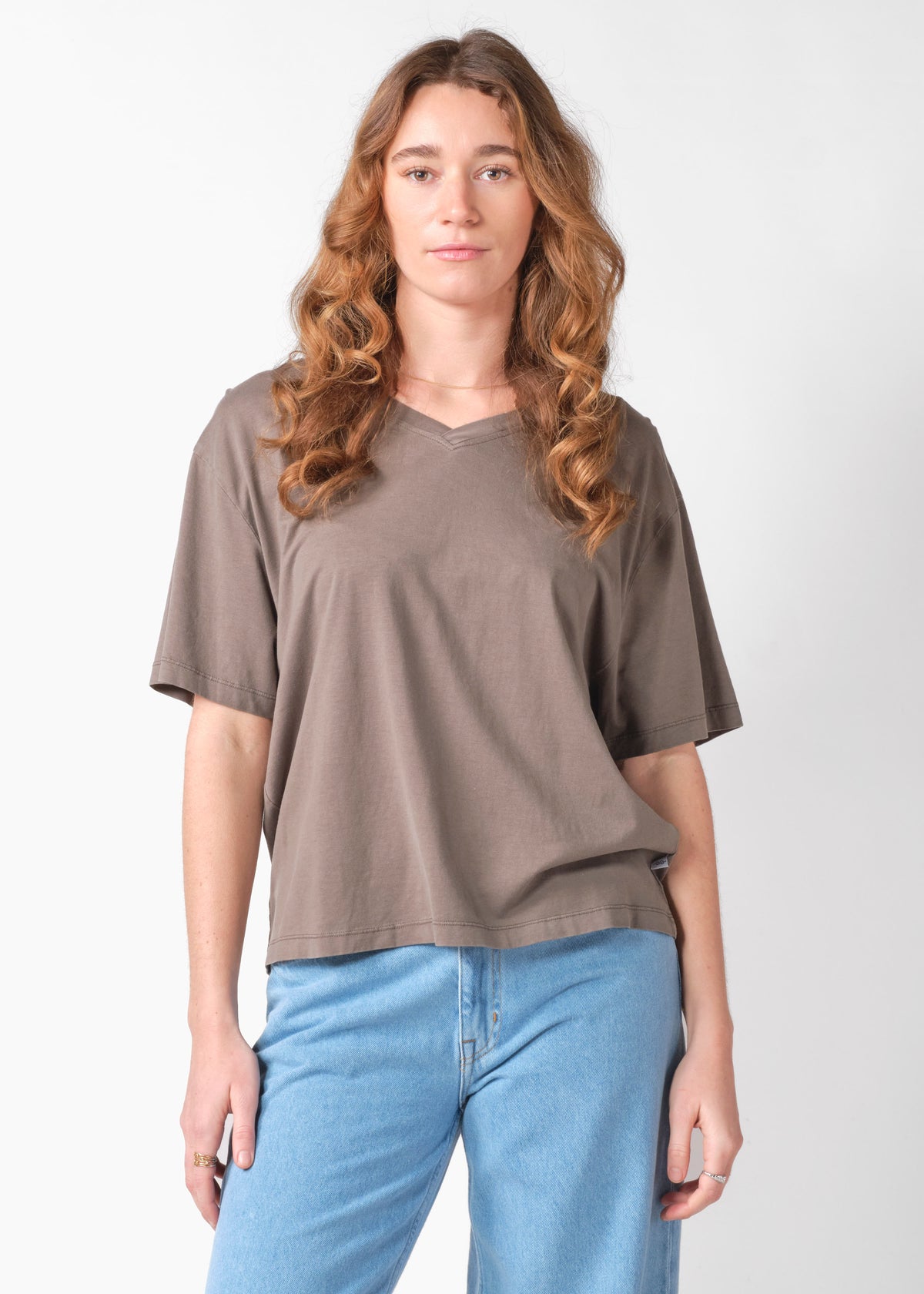 Klitmøller Collective ApS Marie tee OCS T-Shirts Taupe