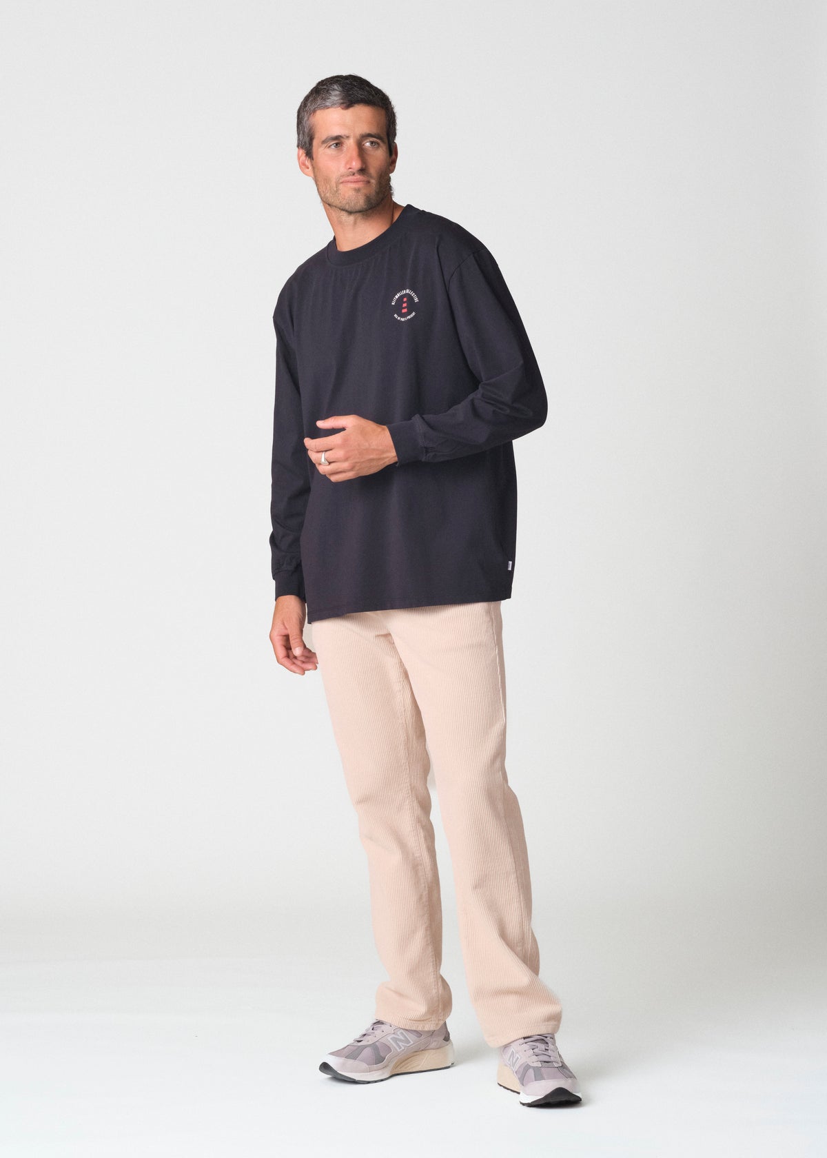 Klitmøller Collective ApS Marlon L/S tee OCS T-Shirts Black