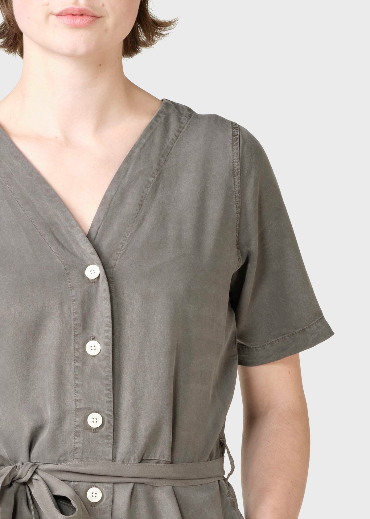 Klitmøller Collective ApS Marna short jumpsuit Jumpsuits Taupe
