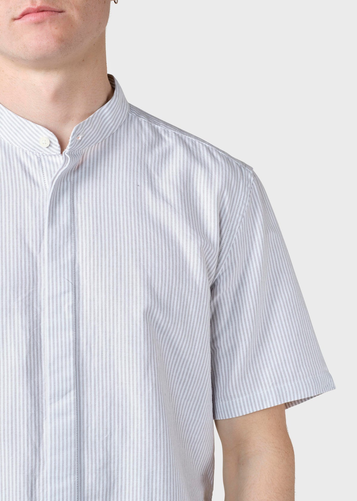 Klitmøller Collective ApS Max striped shirt Shirts White/sand