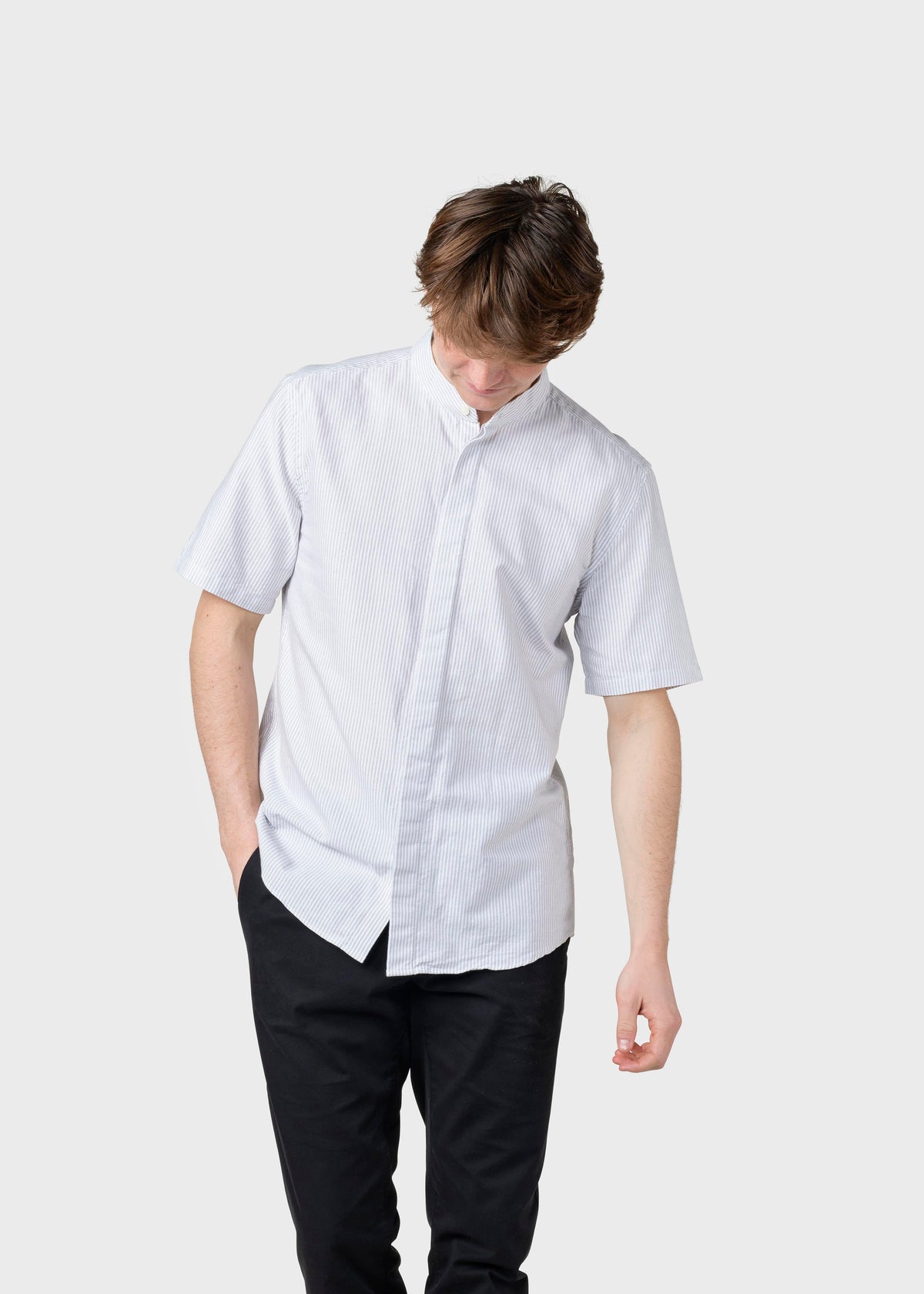 Klitmøller Collective ApS Max striped shirt Shirts White/sand