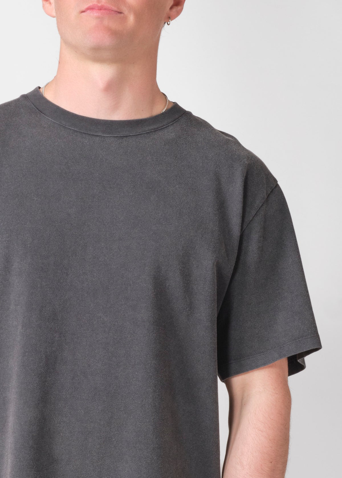 Klitmøller Collective ApS Mens boxy fade out tee OCS T-Shirts Black
