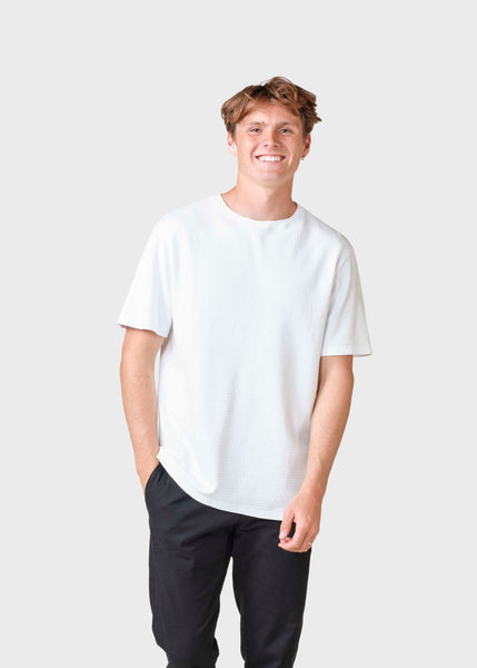 【KOOLOSET】Premium Uniform Box Half Tee Mens_boxy_structure_tee-T-