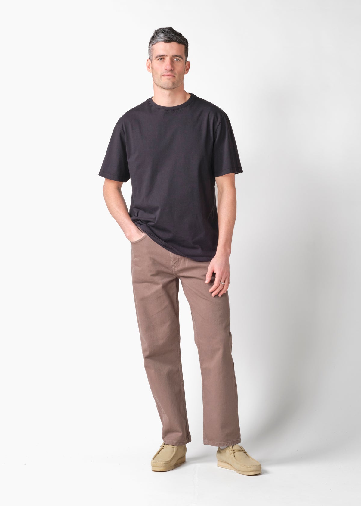 Klitmøller Collective ApS Mens boxy tee OCS T-Shirts Black