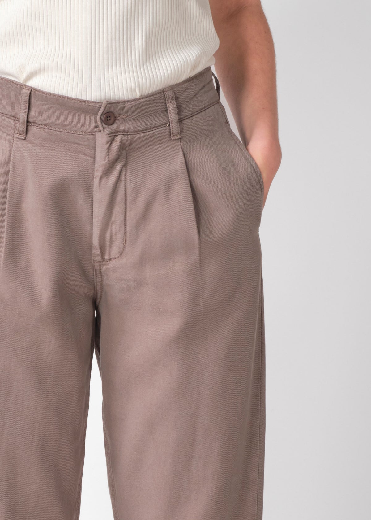 Klitmøller Collective ApS Mette lyocell pants OCS Pants Taupe