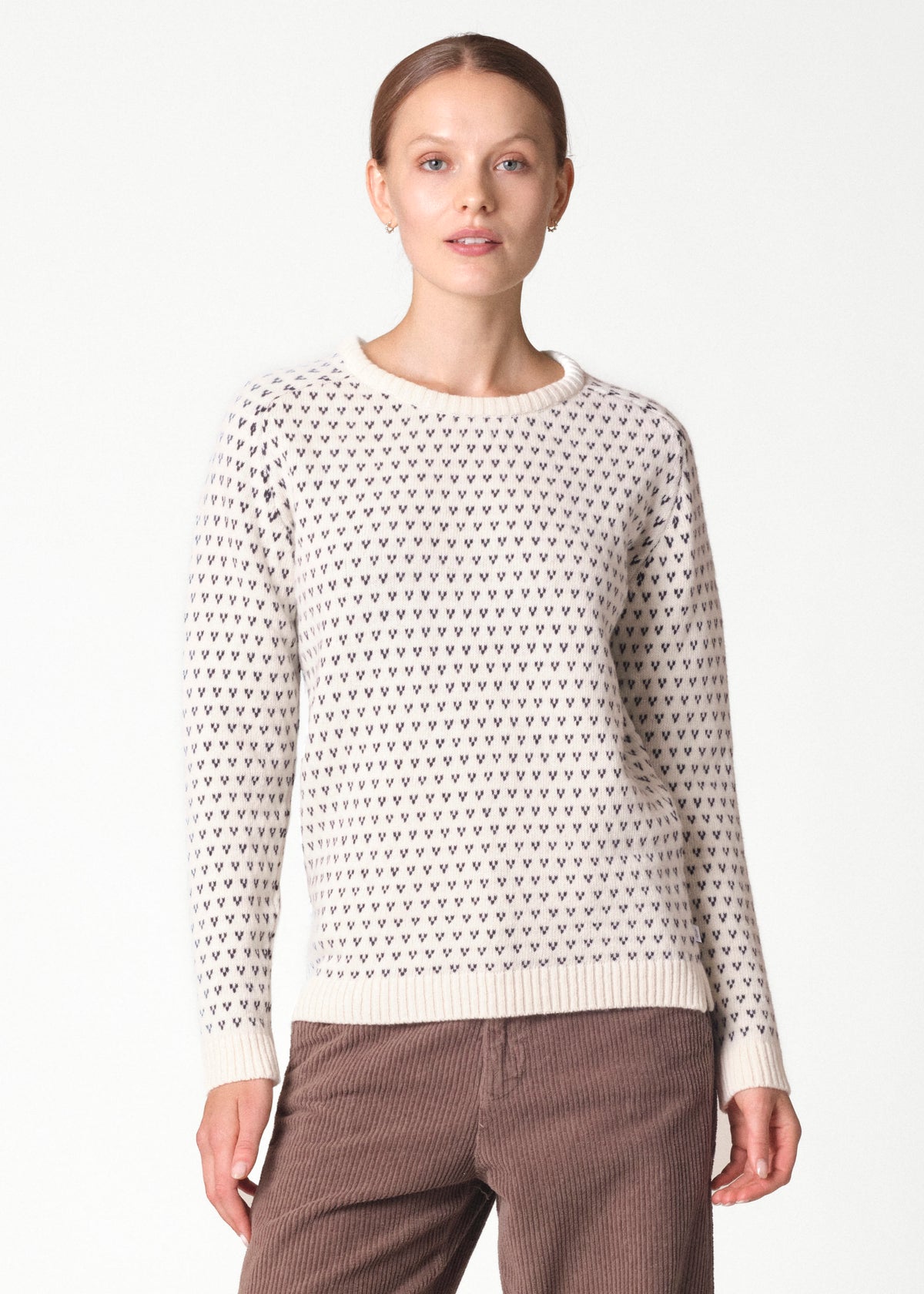 Klitmøller Collective ApS Mika knit Knitted sweaters Cream/navy