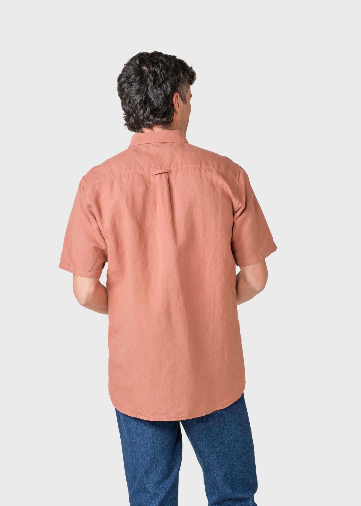 Klitmøller Collective ApS Mikkel linen shirt Shirts Burnt Sienna