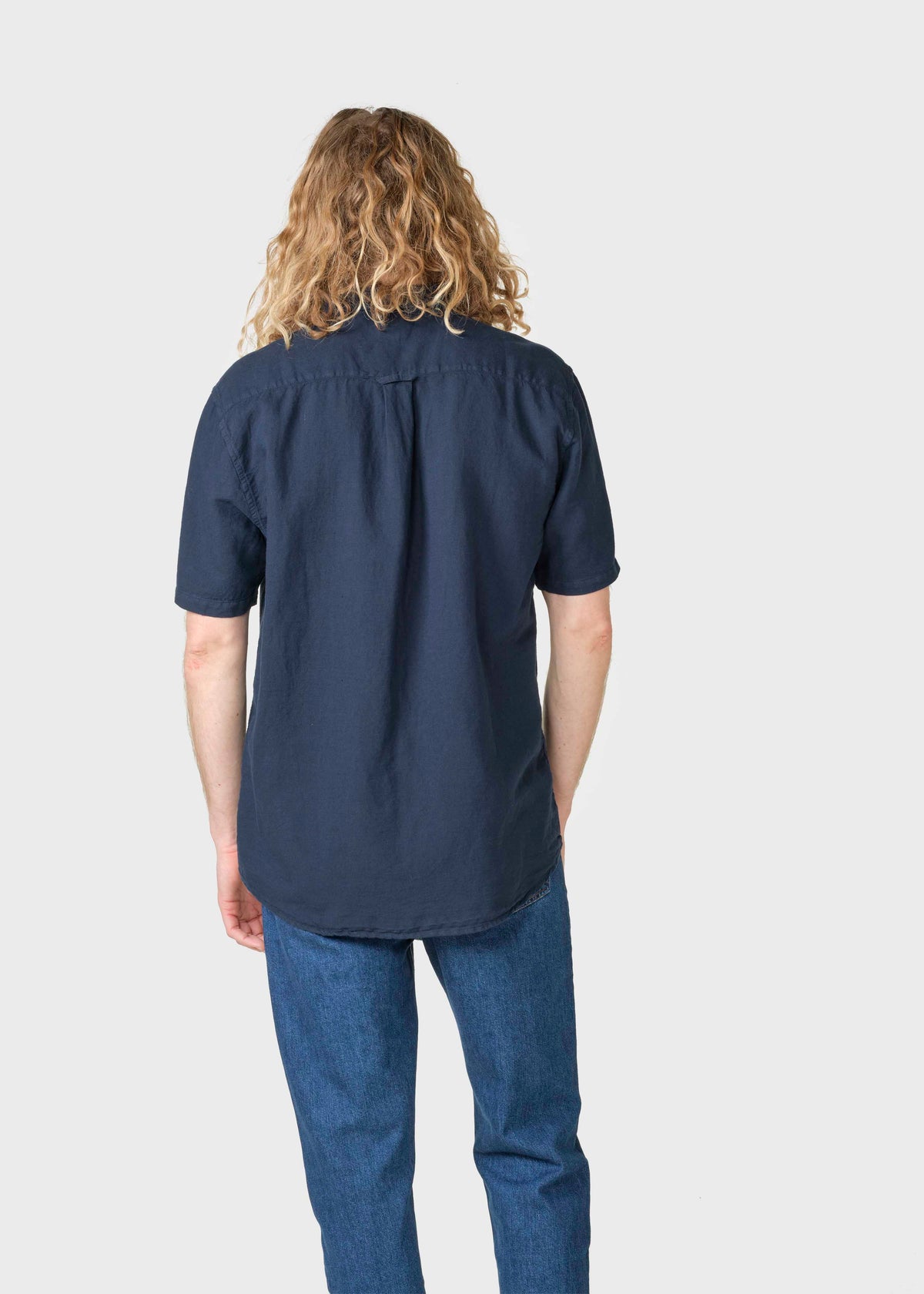 Klitmøller Collective ApS Mikkel linen shirt Shirts Navy