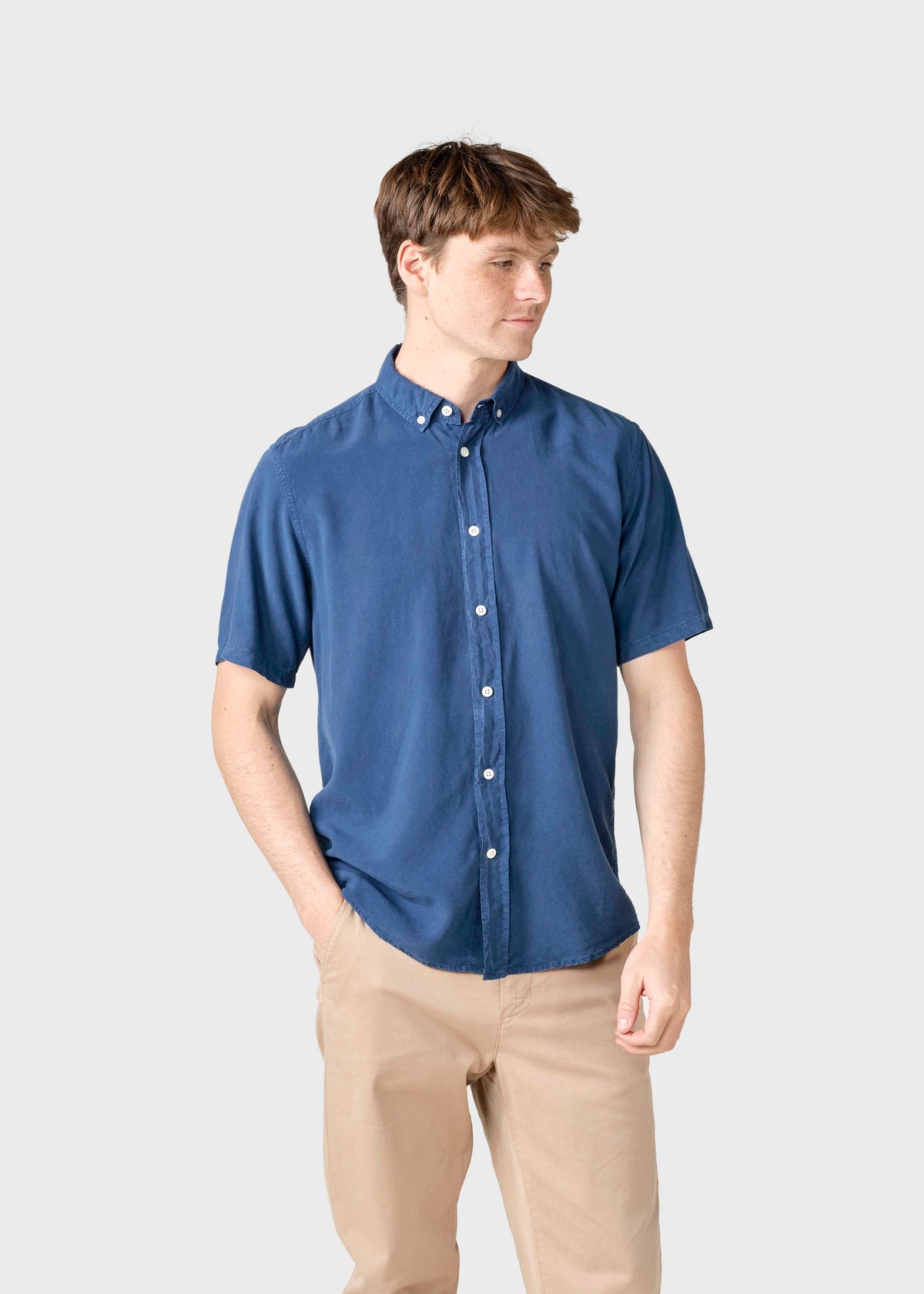 Klitmøller Collective ApS Mikkel lyocell shirt Shirts Ocean