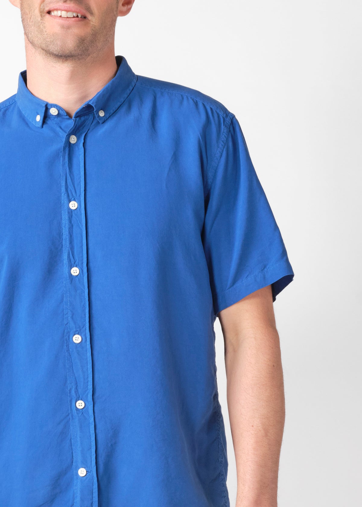 Klitmøller Collective ApS Mikkel lyocell shirt Shirts Surf blue