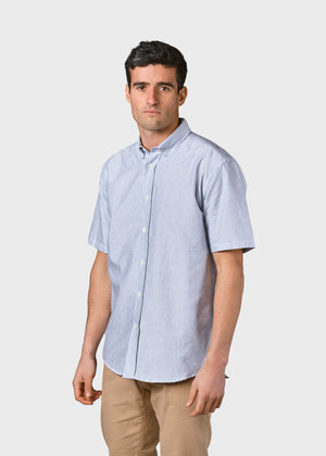 Klitmøller Collective ApS Mikkel striped shirt Shirts White/navy