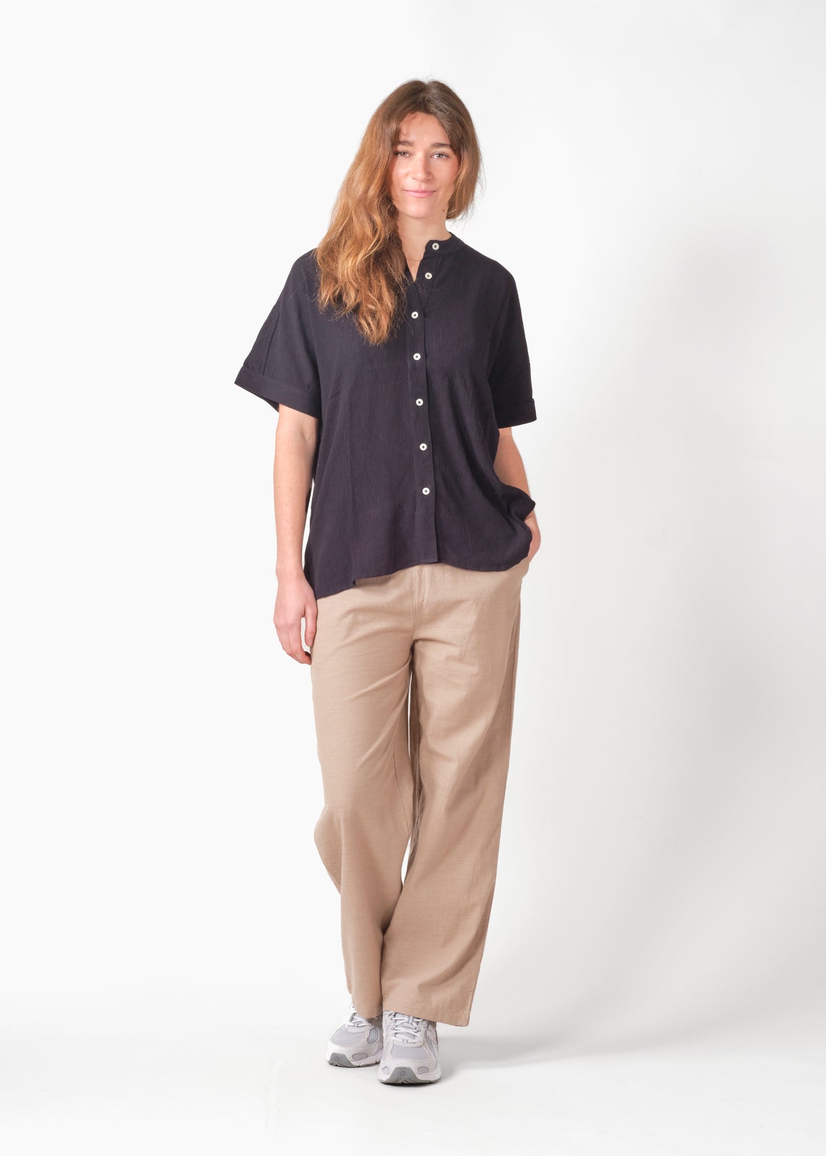 Klitmøller Collective ApS Mille S/S shirt Shirts Black