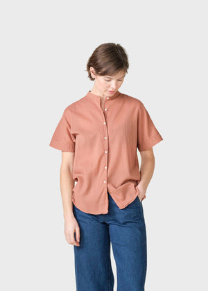 Klitmøller Collective ApS Mille S/S shirt Shirts Burnt Sienna