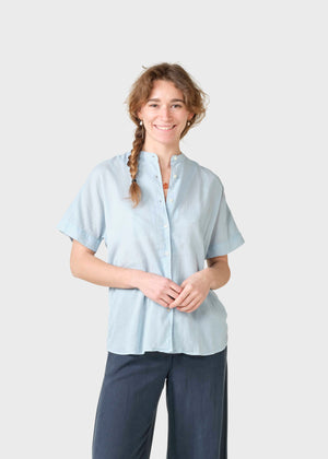Klitmøller Collective ApS Mille S/S shirt Shirts Light blue