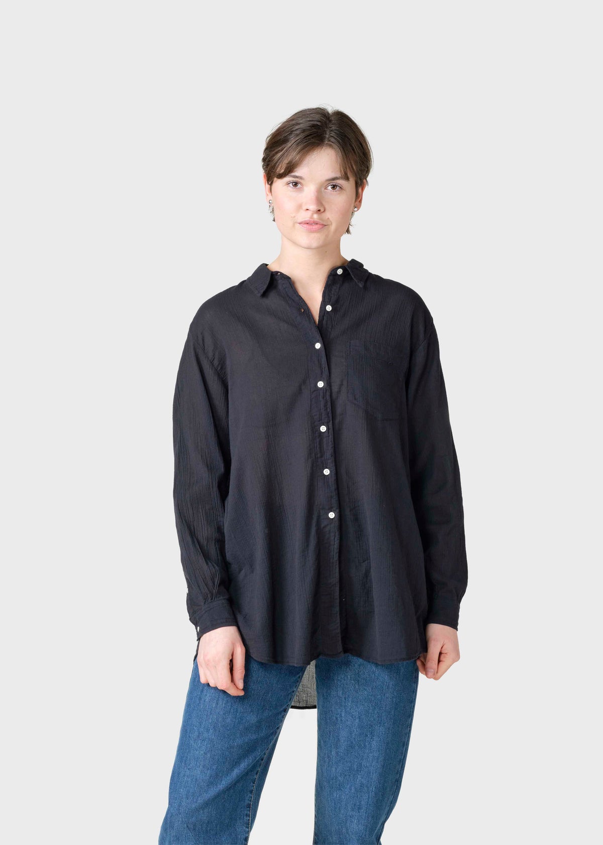 Klitmøller Collective ApS Mille shirt Shirts Black
