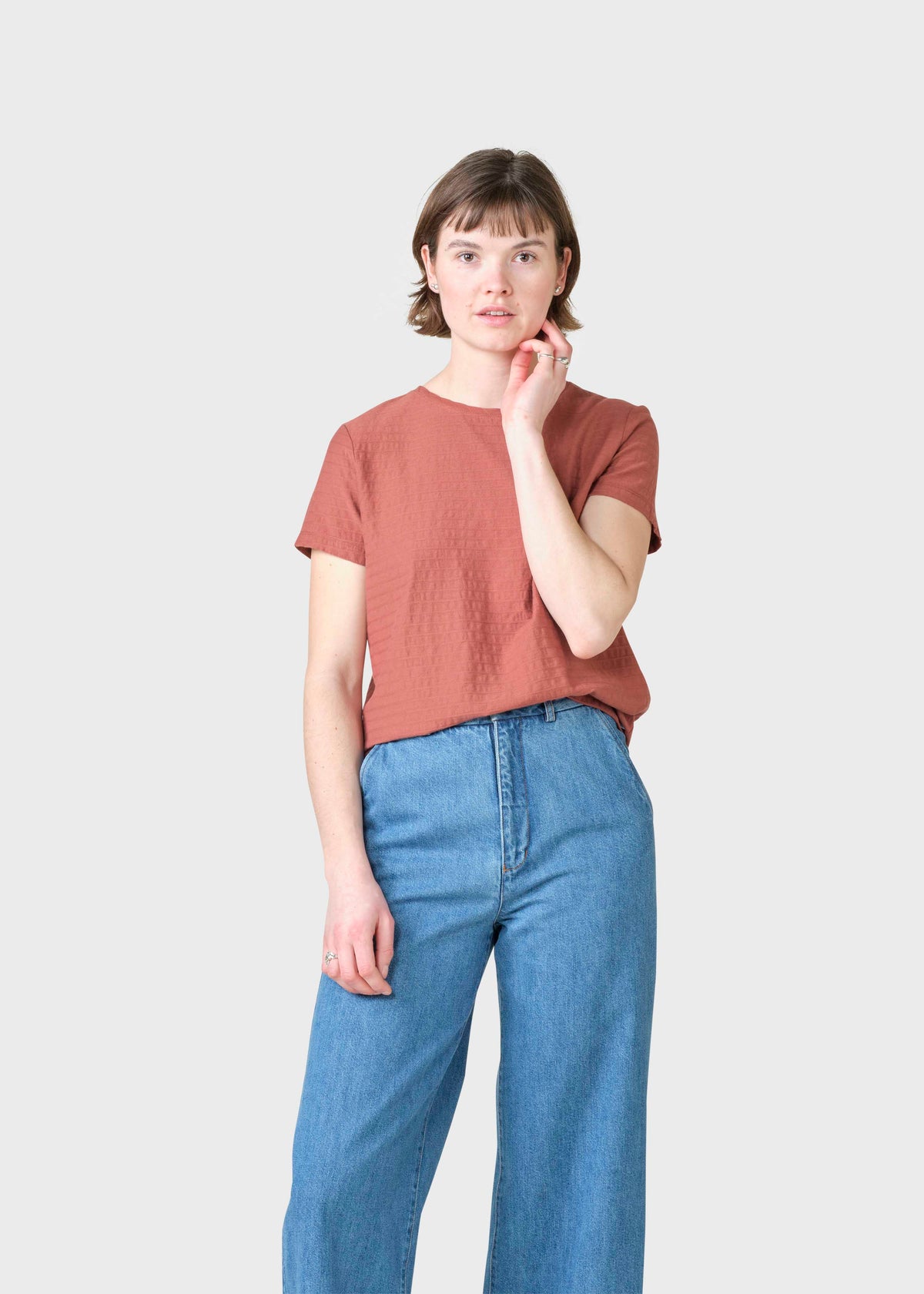 Klitmøller Collective ApS My Tee OCS T-Shirts Burnt Sienna