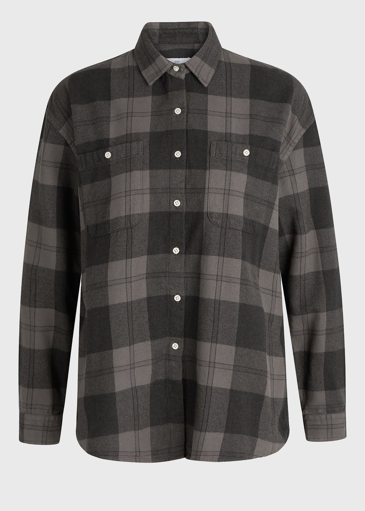 Klitmøller Collective ApS Mynthe checked shirt Shirts Light grey/black
