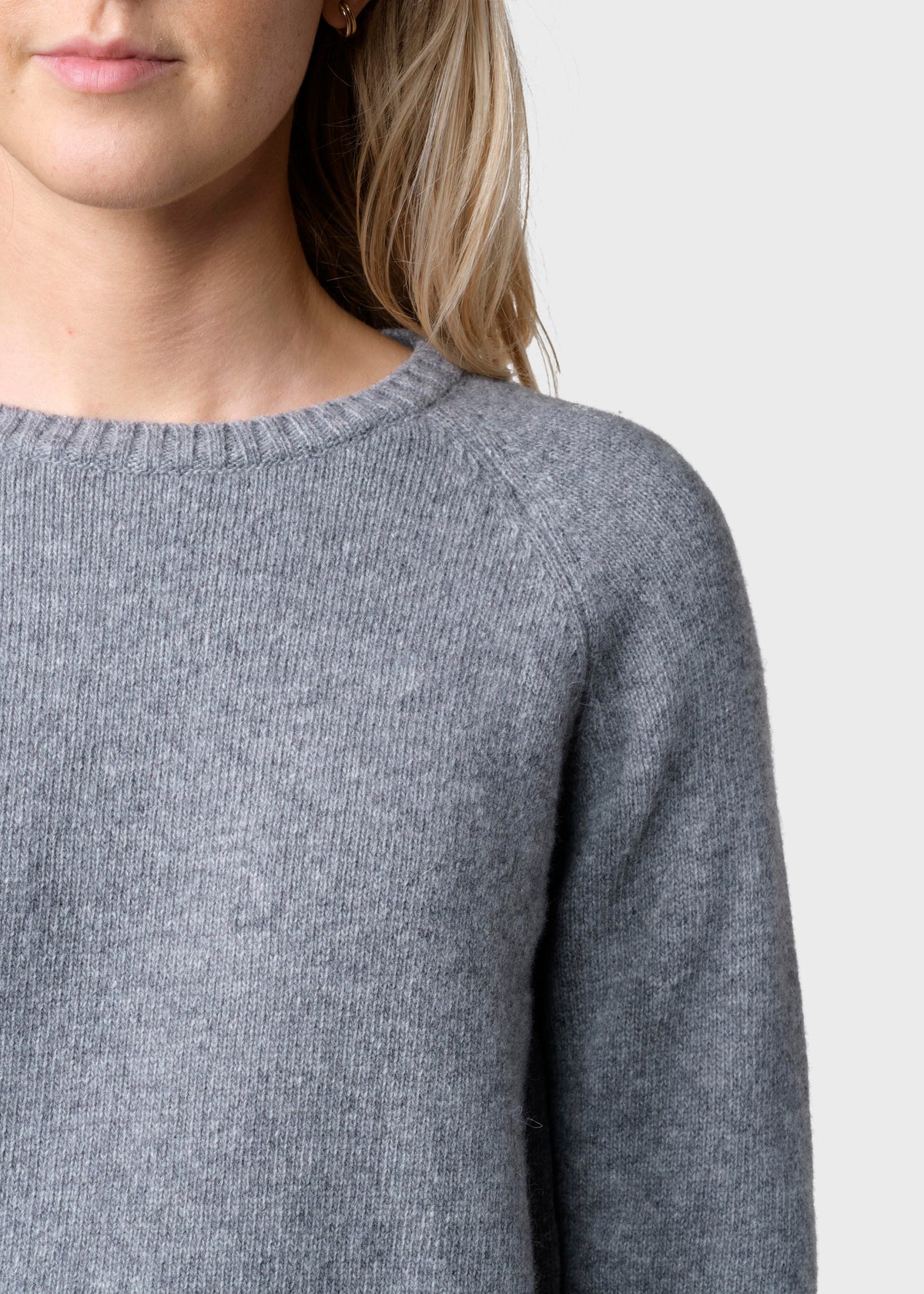 Klitmøller Collective ApS Nina knit Knitted sweaters Light grey