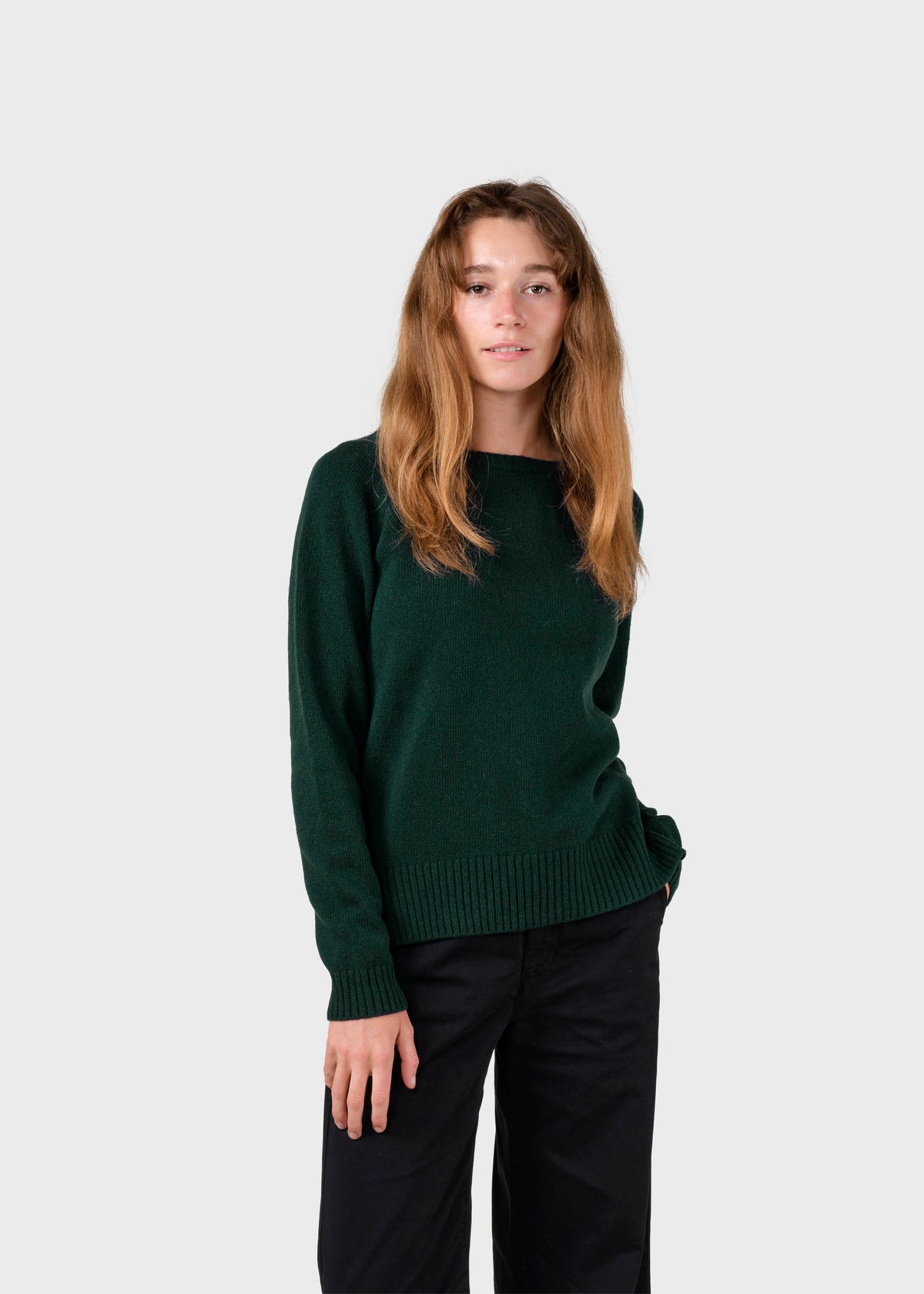 Klitmøller Collective ApS Nina knit Knitted sweaters Moss Green