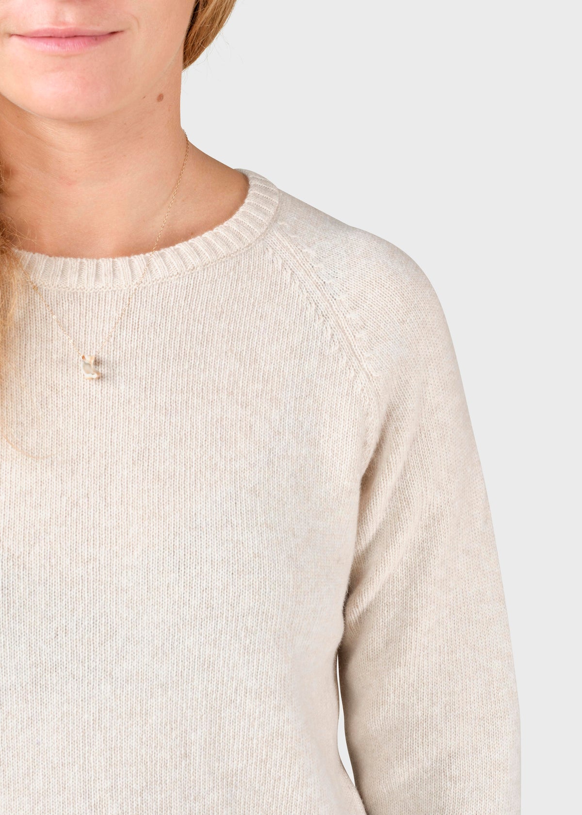 Klitmøller Collective ApS Nina knit Knitted sweaters Pastel sand