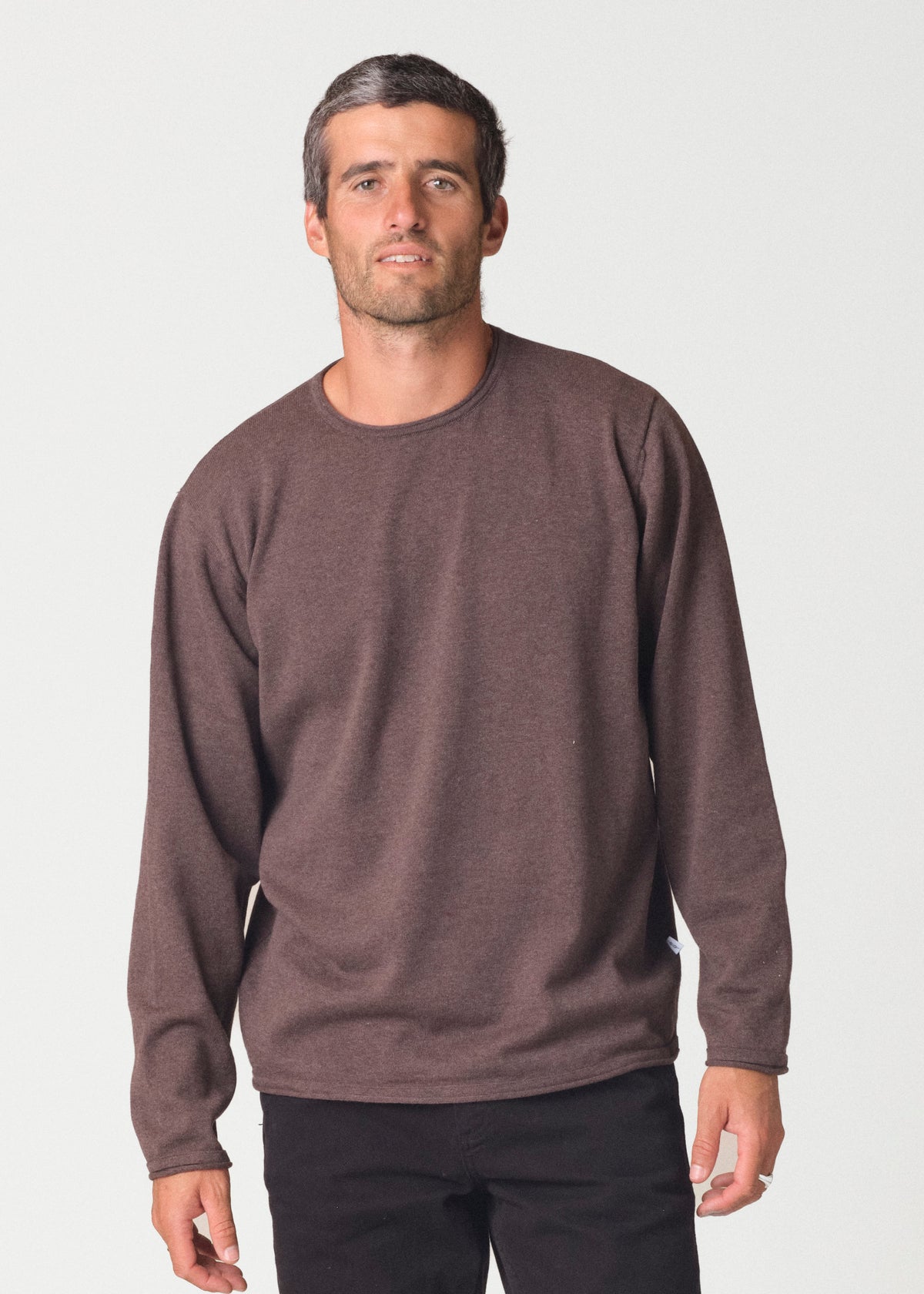 Klitmøller Collective ApS Noah knit Knitted sweaters Taupe