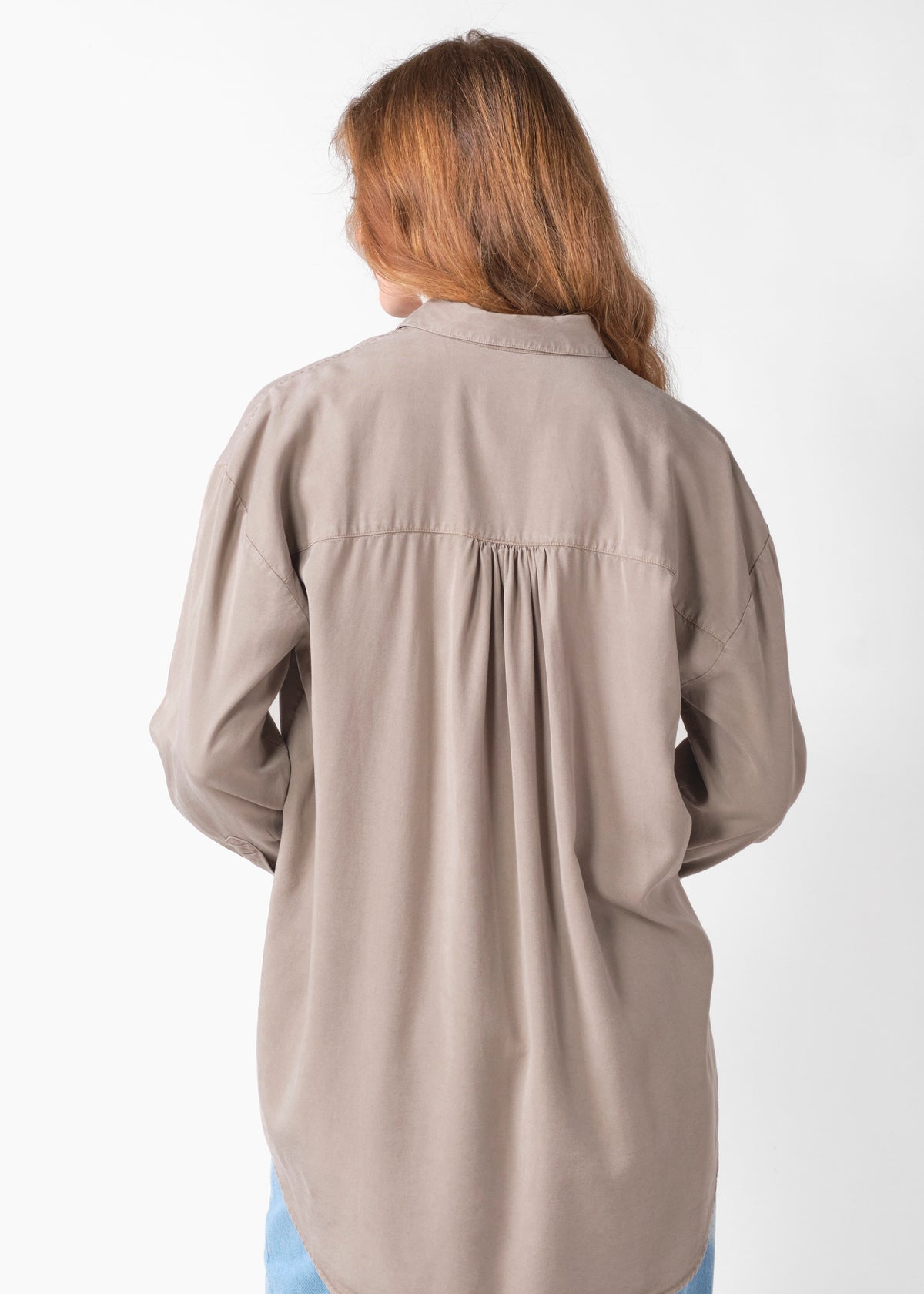 Klitmøller Collective ApS Ofelia lyocell shirt Shirts Cashew