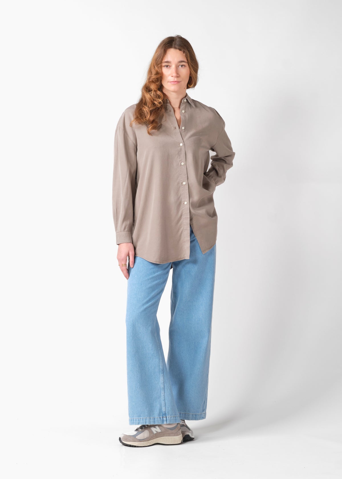 Klitmøller Collective ApS Ofelia lyocell shirt Shirts Cashew
