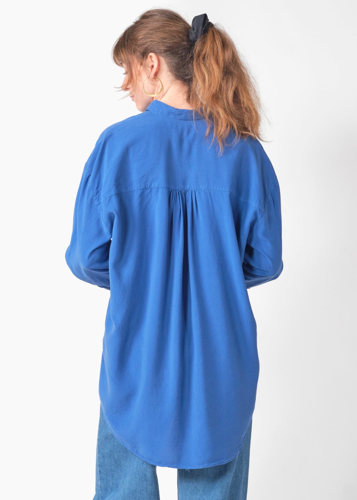Klitmøller Collective ApS Ofelia lyocell shirt Shirts Surf blue