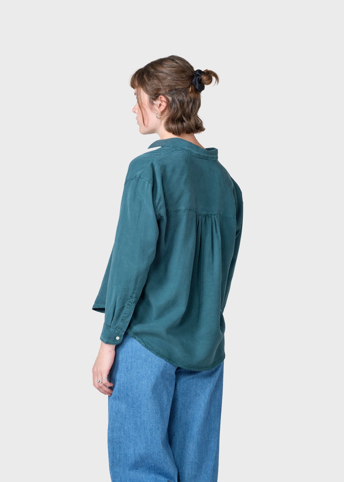 Klitmøller Collective ApS Ofelia short shirt Shirts Moss Green