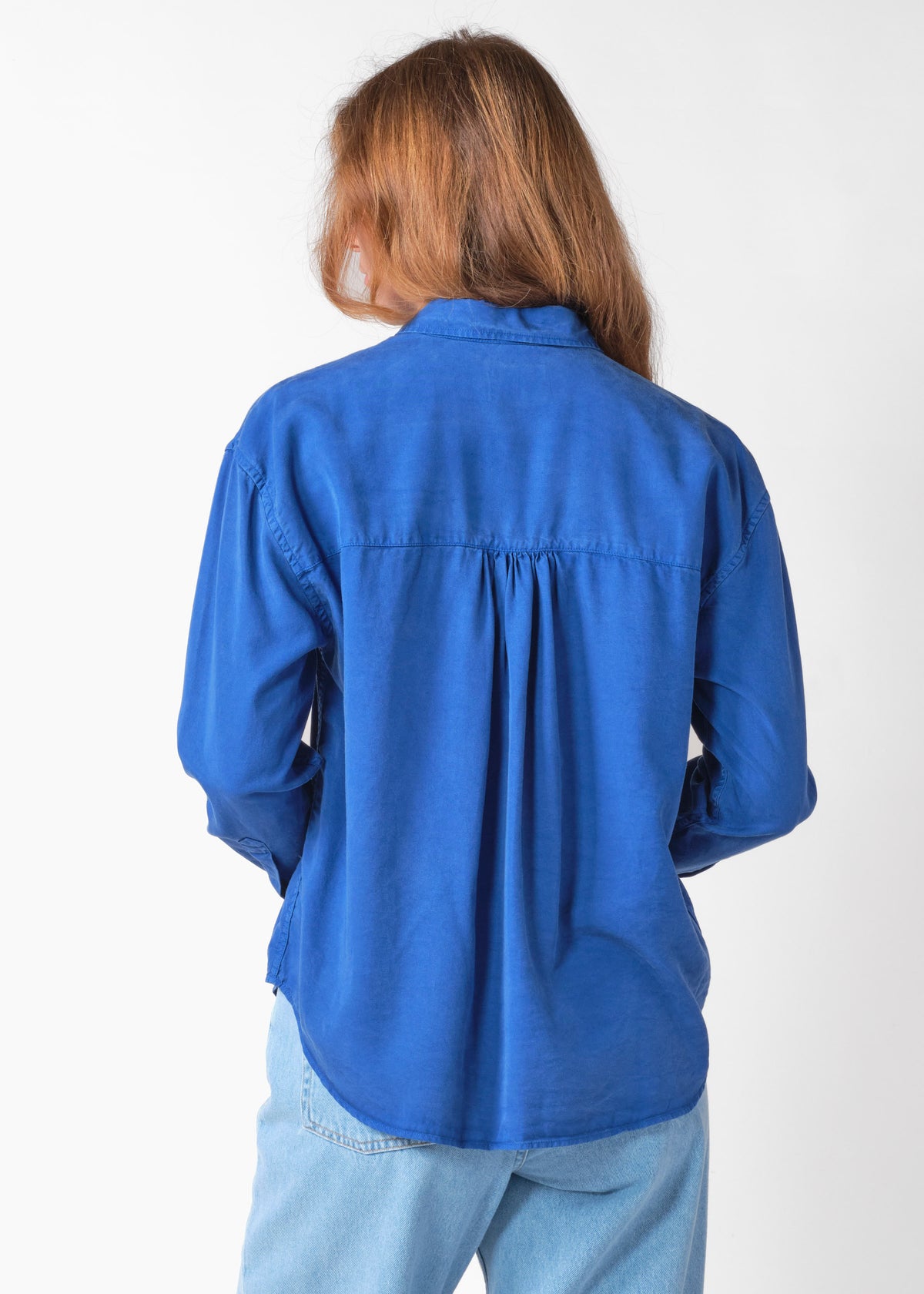 Klitmøller Collective ApS Ofelia short shirt Shirts Surf blue