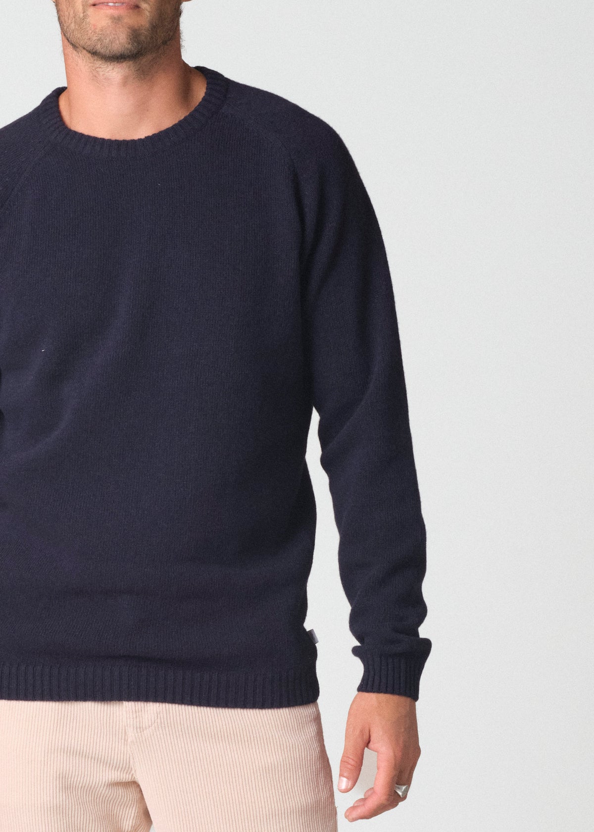 Klitmøller Collective ApS Ole knit Knitted sweaters Navy