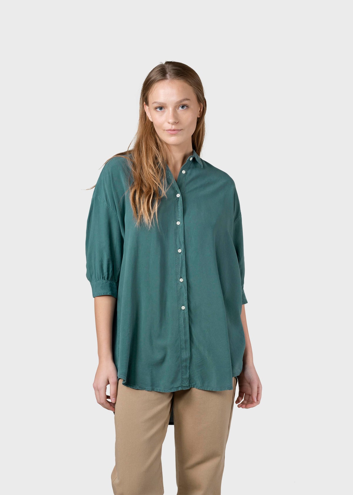 Klitmøller Collective ApS Oline shirt Shirts Moss Green