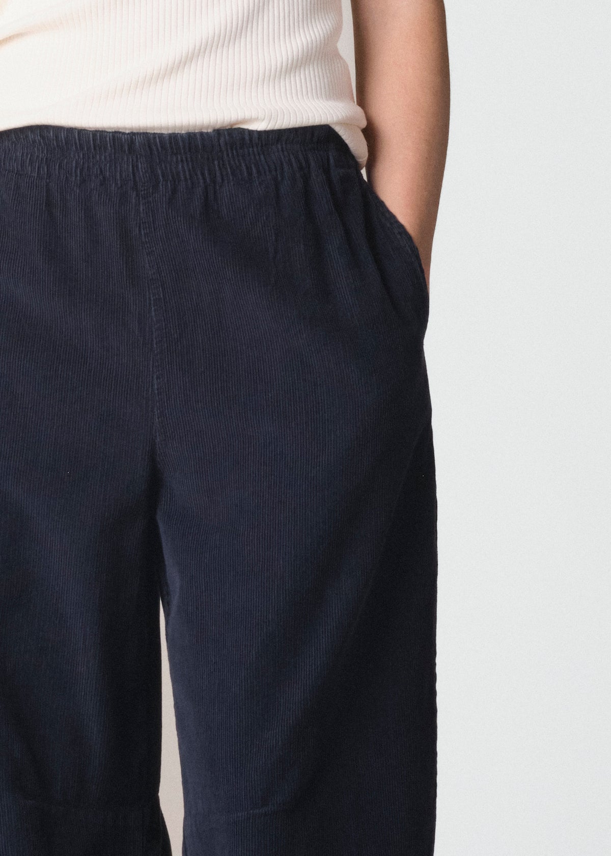Klitmøller Collective ApS Penny cord pants GOTS Pants Navy