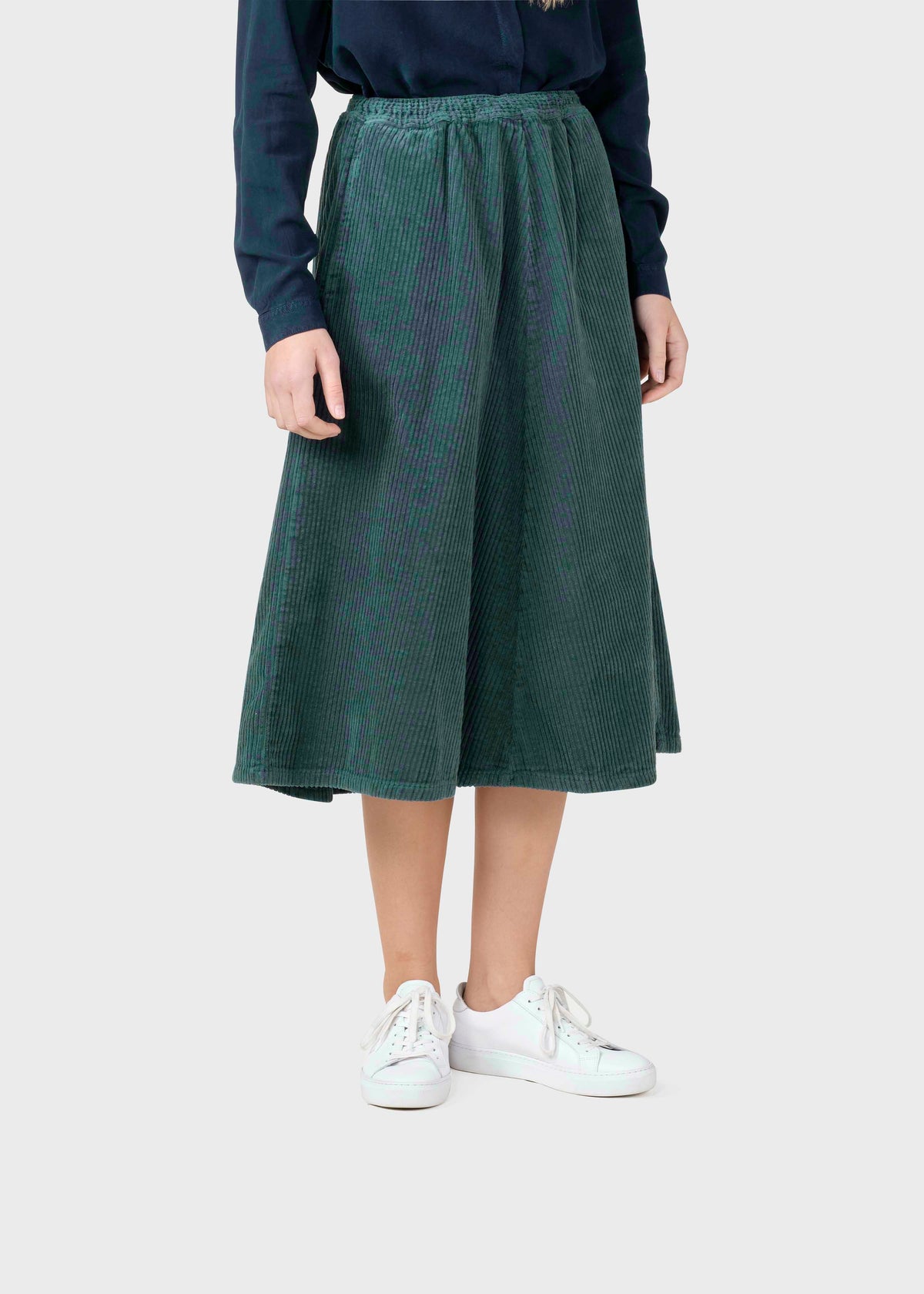 Klitmøller Collective ApS Ramona cord skirt Skirts Moss Green