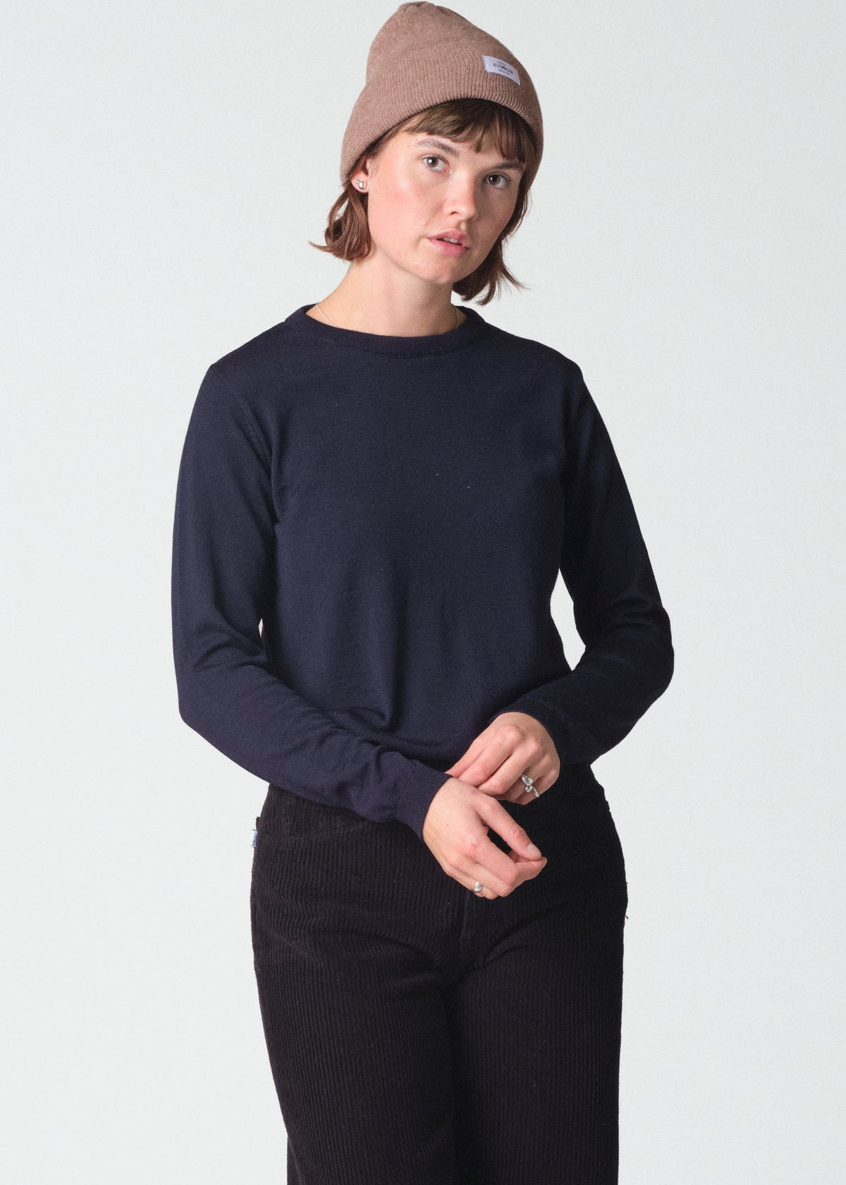Klitmøller Collective ApS Rib beanie Beanies Cashew