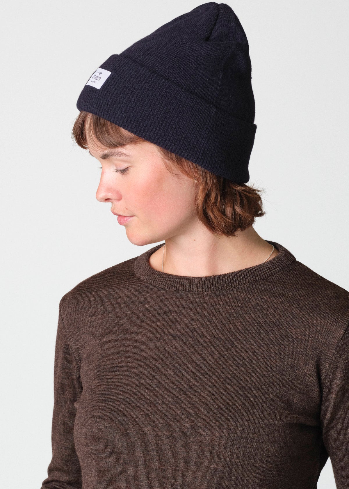 Klitmøller Collective ApS Rib beanie Beanies Navy
