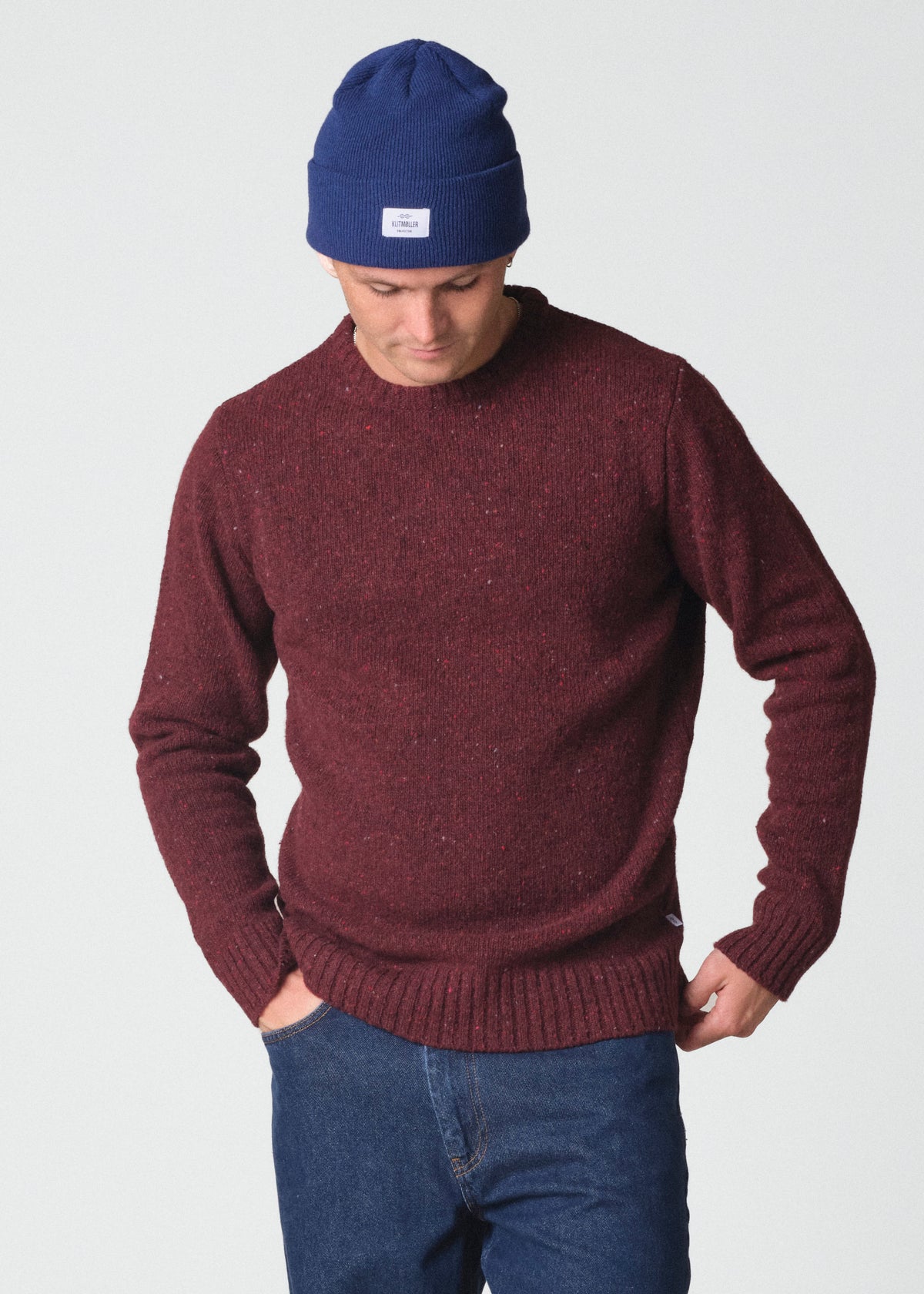 Klitmøller Collective ApS Rib beanie Beanies Surf blue