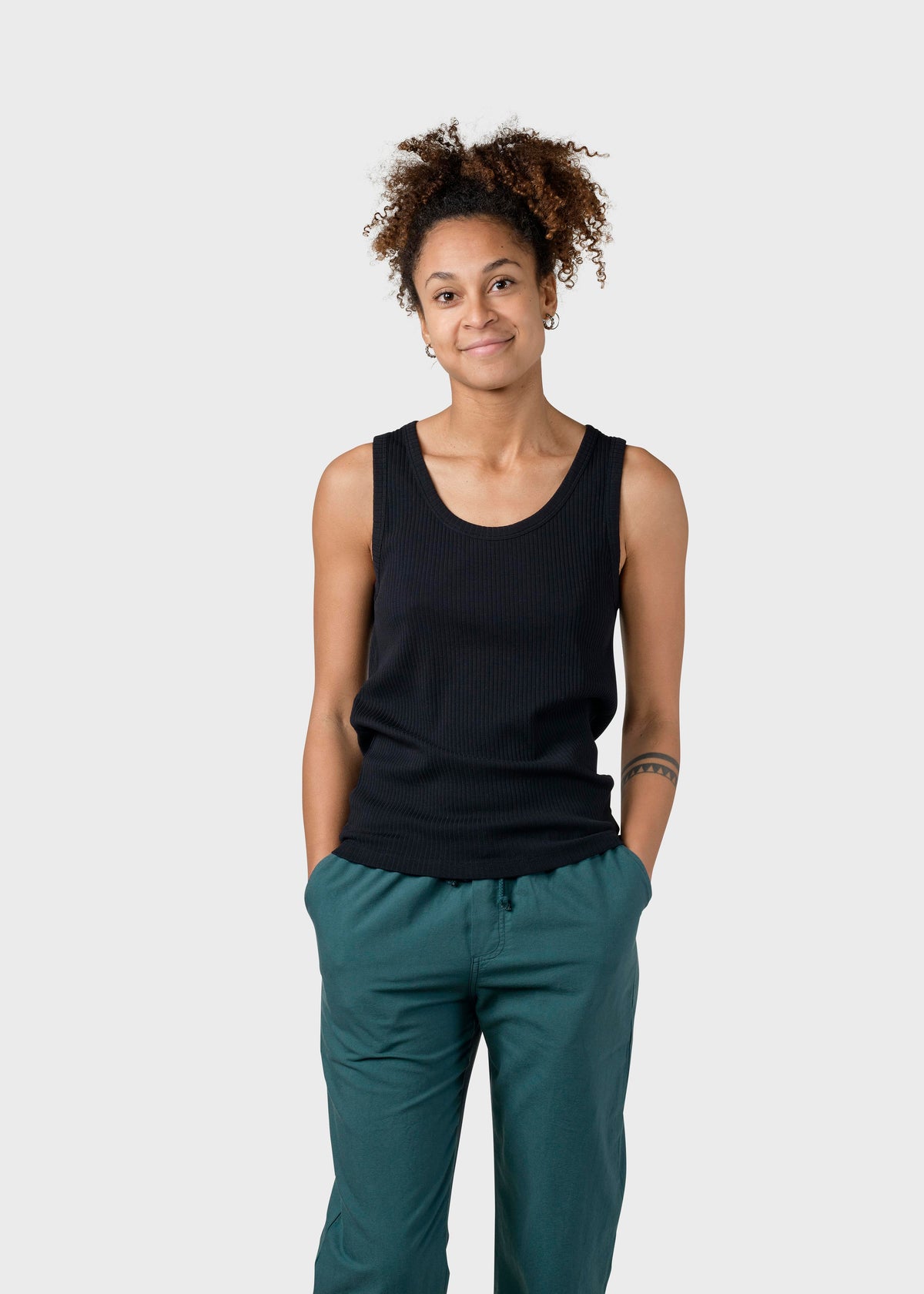 Klitmøller Collective ApS Rib top OCS T-Shirts Black