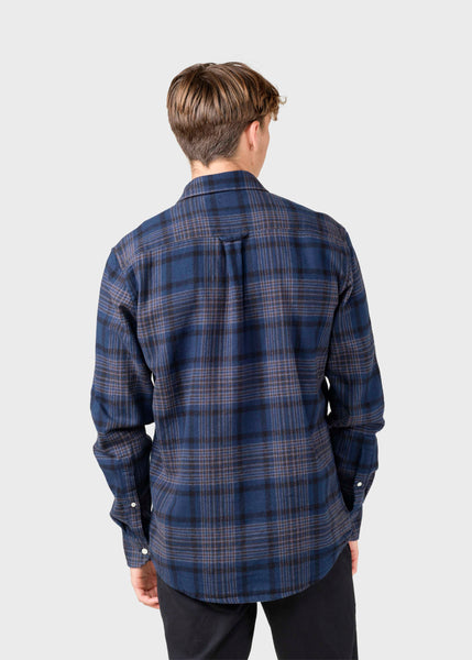 Rocco shirt - Navy check – klitmollercollective.com
