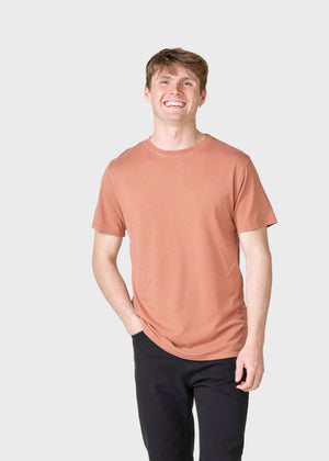Klitmøller Collective ApS Rufus tee T-Shirts Burnt Sienna